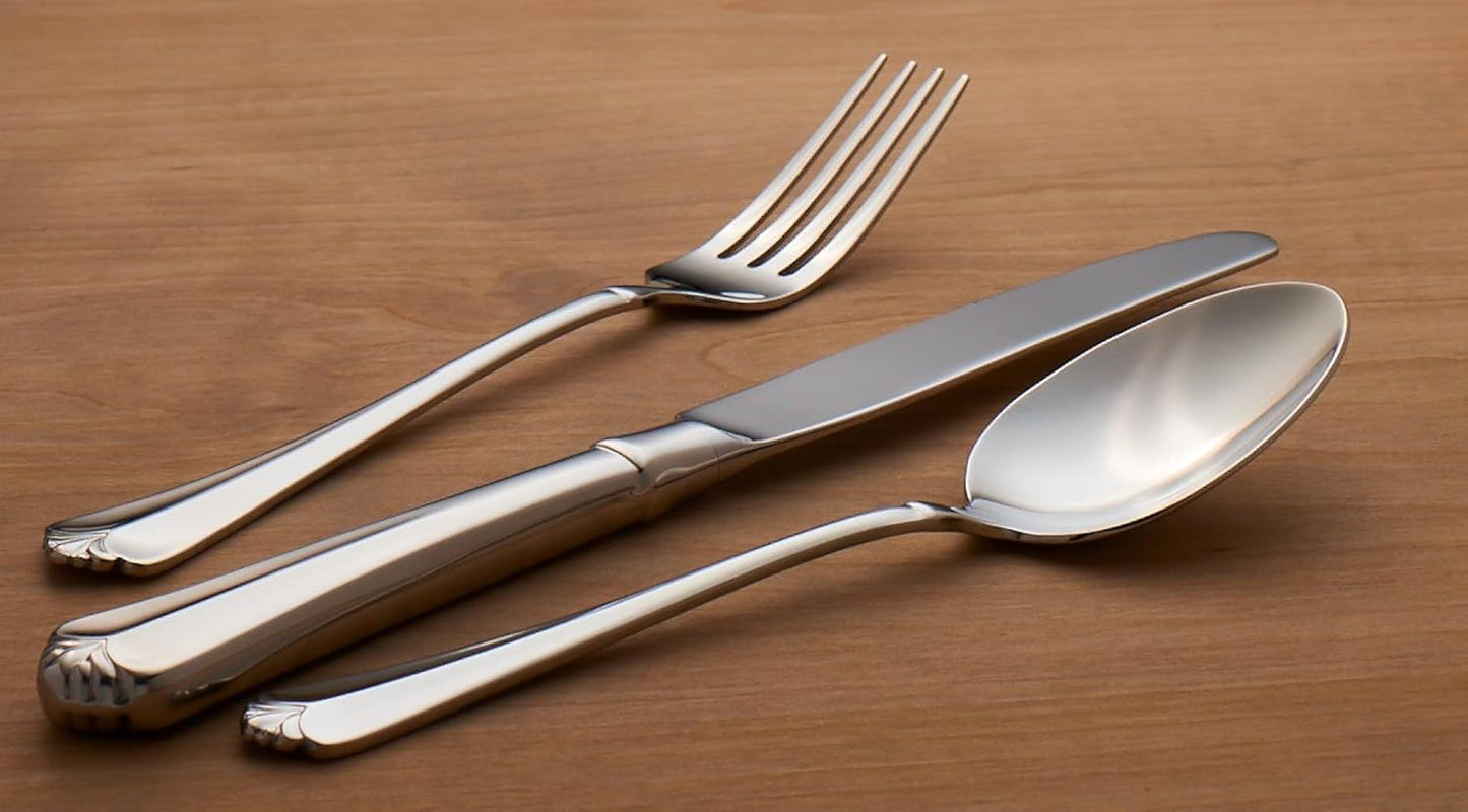 Oneida Juilliard Fine Flatware Tall Drink Spoons, 0.30 LB, Metallic