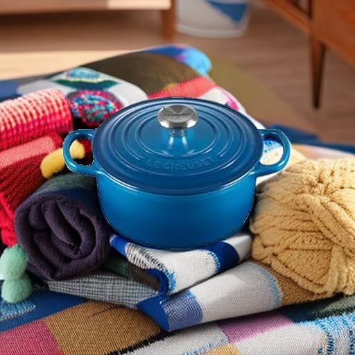 Le Creuset Enameled Cast Iron Signature Round Dutch Oven, 2 qt., Marseille
