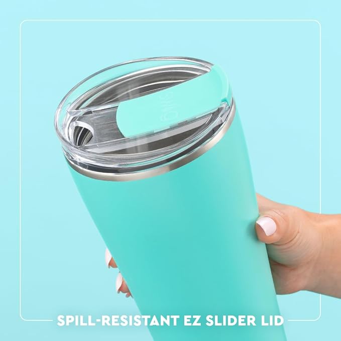 Swig Life 32oz Insulated Tumbler, Halloween Travel Coffee Tumbler with Lid, Cup Holder Friendly Travel Coffee Mug, Stainless Steel, 32 oz, Reusable Insulated Mug with Lid (Trick or Treat)