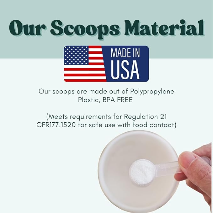 70 mL (2.37 Oz. | 4.73 Tablespoon) Long Handle Scoop for Measuring Coffee, Pet Food, Grains, Protein, Spices and Other Dry Goods (Pack of 100)