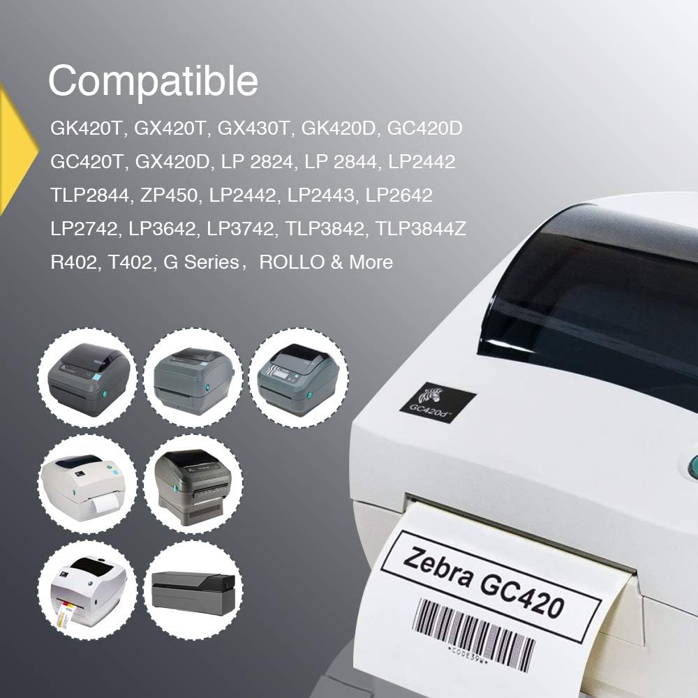 BETCKEY - 2.25" x 2" (57 mm x 51 mm) UPC Barcode & Address Labels Compatible with Zebra & Rollo Label Printer,Premium Adhesive & Perforated [1 Rolls, 700 Labels]