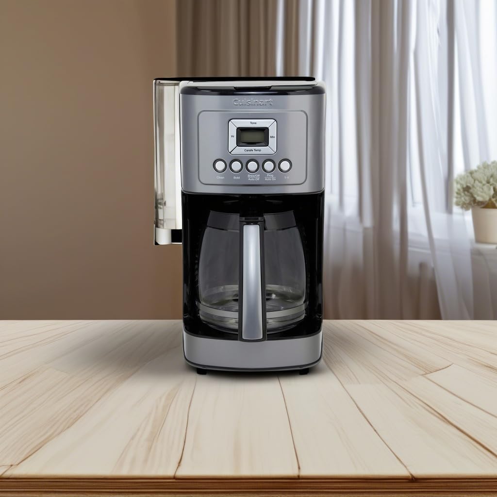 Cuisinart Coffee Maker, 14-Cup Glass Carafe, Fully Automatic for Brew Strength Control & 1-4 Cup Setting, Stainless Steel, DCC-3200GMP1, Gunmetal