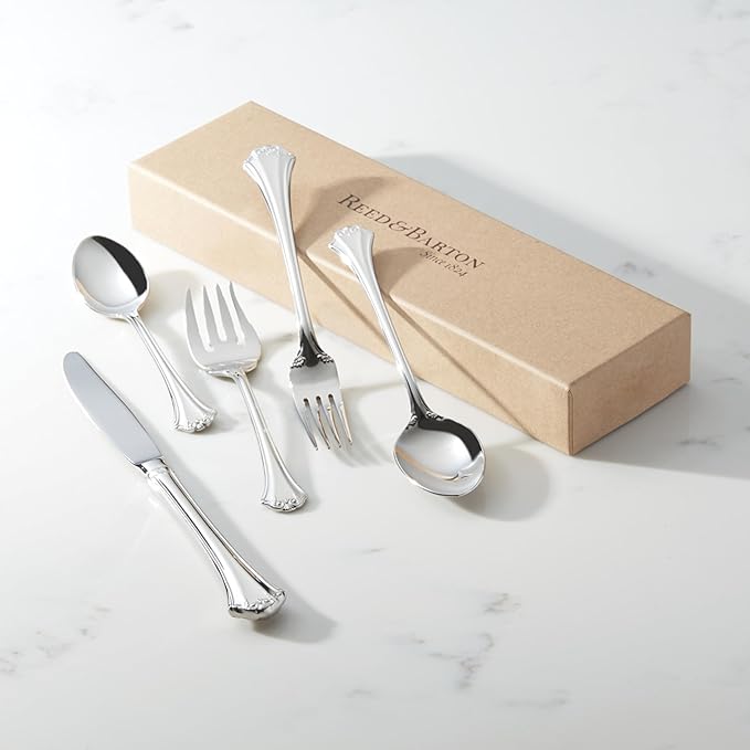 Reed & Barton Country French 5Pc Flatware Place Setting, 5 Piece, Silver