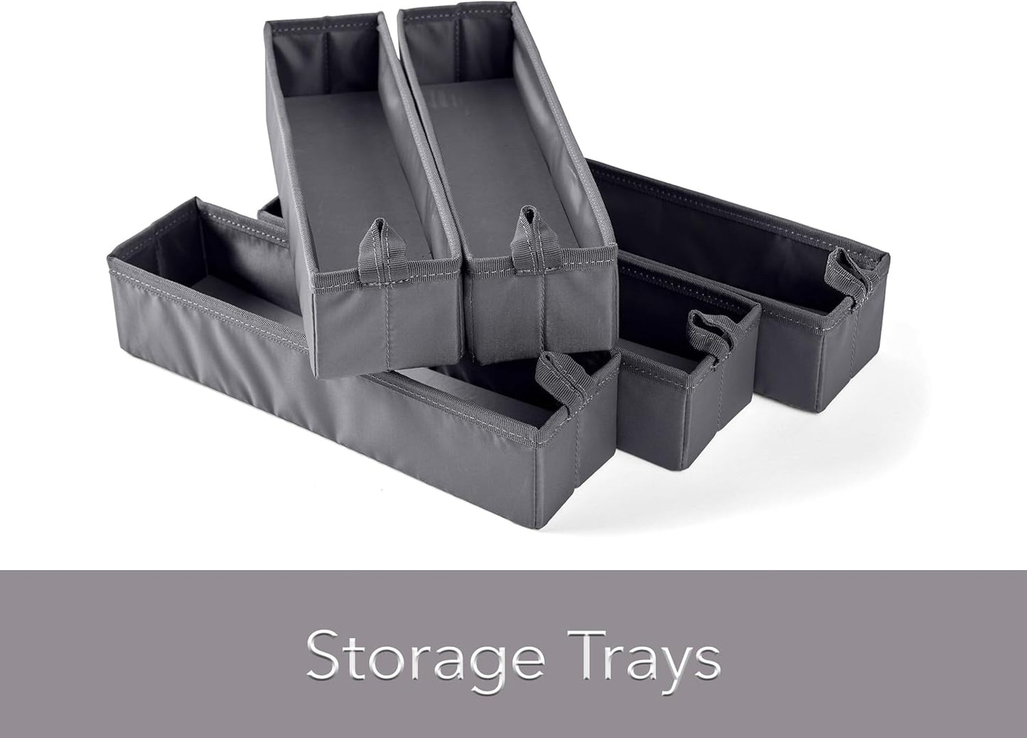Covermates Keepsakes Flatware Storage Box - Stackable - Reinforced Handles - China Storage, Red Heather