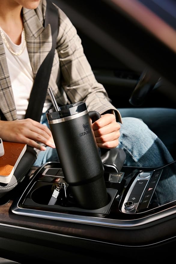 STANLEY Quencher H2.0 Tumbler with Handle and Straw 30 oz | Flowstate 3-Position Lid | Cup Holder Compatible for Travel | Insulated Stainless Steel Cup | BPA-Free | Soft Orchid