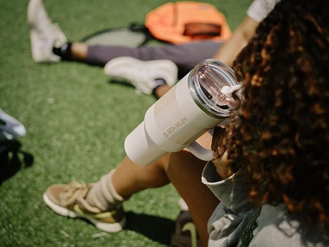 STANLEY Quencher ProTour Flip Straw Tumbler with Leakproof Lid | Built-In Straw & Handle | Cupholder Compatible for Travel | Insulated Stainless Steel Cup | BPA-Free