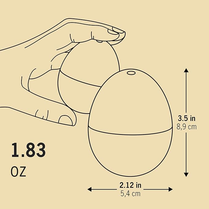 Moo BeepEgg – Egg Timer for Boiling Eggs – Musical Egg Cooker for Soft, Medium, Hard Boiled Eggs – Food Safe – Singing Floating Egg Timer – Egg Cooker for 3 Levels of Doneness - Brainstream