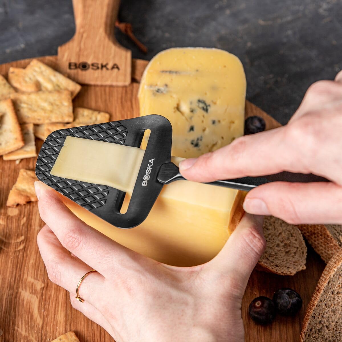 BOSKA Cheese Slicer, Average, Black