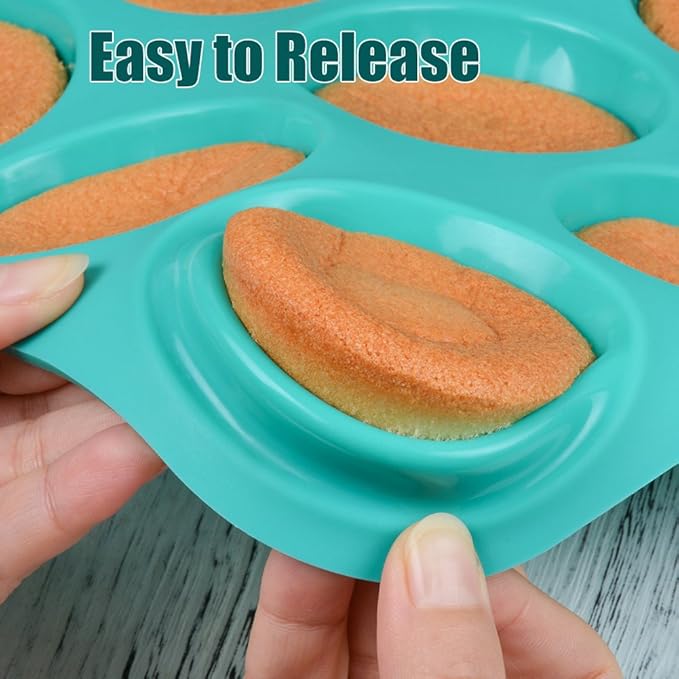 CAKETIME Silicone Muffin Pan Cupcake Pan Set - Mini 24 Cups and Regular 12 Cups Muffin Tin, Nonstick Food Grade Molds with 12 Baking Cups