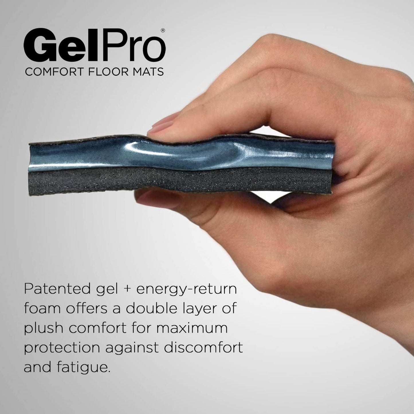 GelPro Elite Premier Anti-Fatigue Kitchen Comfort Floor Mat, 20x36", Lattice Java Stain Resistant Surface with therapeutic gel and energy-return foam for health & wellness
