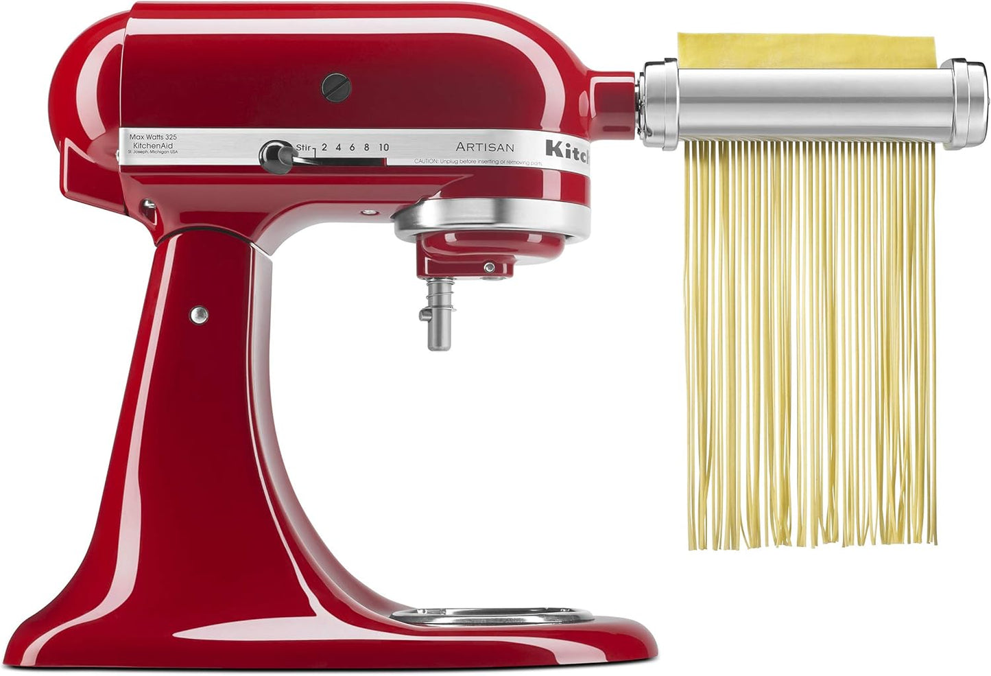 KitchenAid KSMPCA Pasta Cutter Attachment Set (2 Piece), One Size, Silver