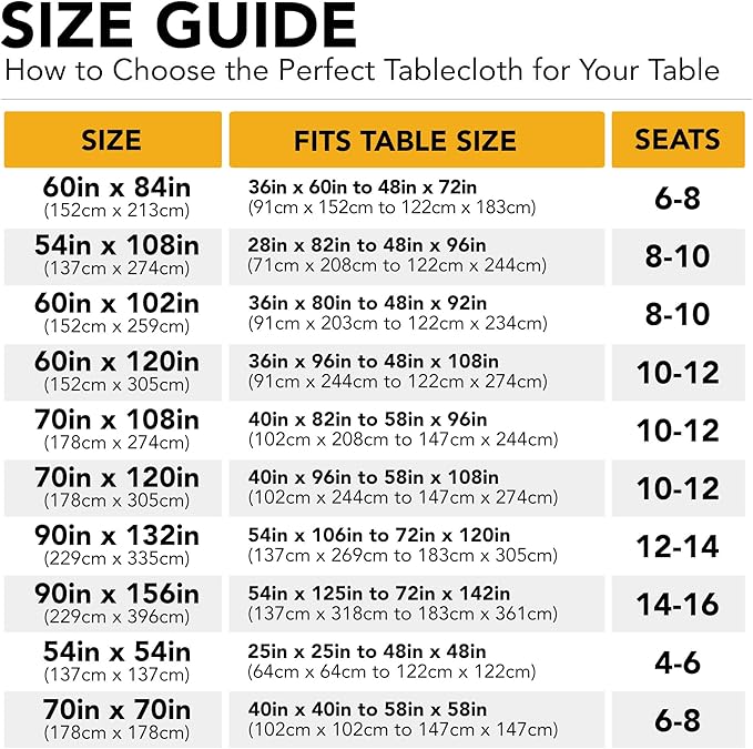 10-Pack Black Tablecloths for Rectangle Tables, 54 x 108 Inches, Stain-Resistant Polyester Fabric for 6 Foot Tables - Washable Table Covers for Weddings, Banquets, Birthday Parties, Events