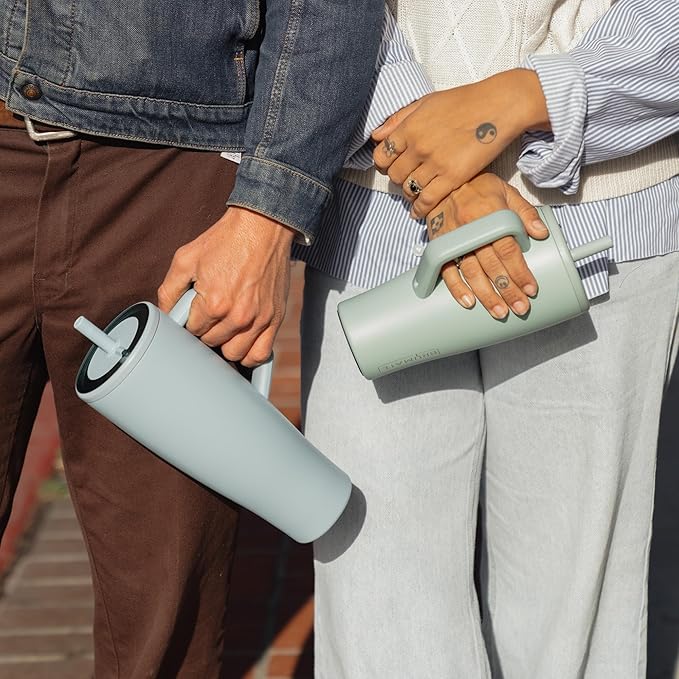 BrüMate Era 40oz Tumbler with 100% Leakproof Straw Lid | Insulated Stainless Steel Water Bottle with Handle | Flexible SoftSip Straw | Cup-Holder Friendly for Travel | BPA-Free (Vibe Check)