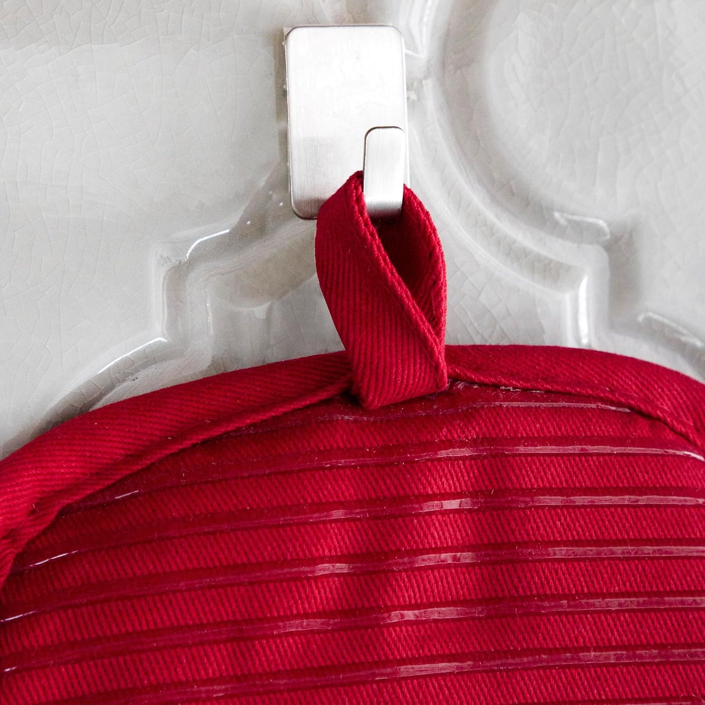 All-Clad Premium Pot Holder & Hot Pad: Heat Resistant to 500 Degrees - 100% Cotton, 10"x6.25" Hot Pad for Kitchen and Barbeque, 4-Pack, Chili